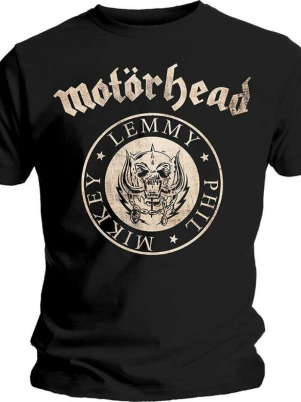 Motorhead Lemmy Kilmister Phil Mikkey Heavy Metal Rock Band Graphic T Shirt 276